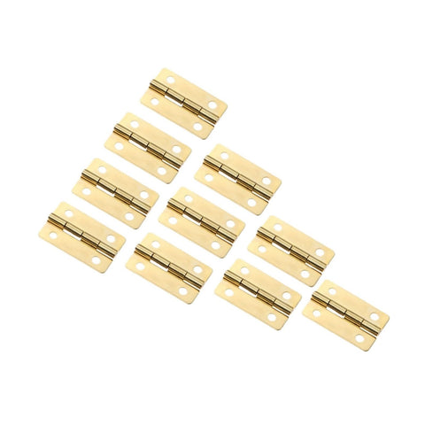 Beefy Rotating Concealed Cabinet Hinges Set, 10 Pcs Mini Door Hinges, 30x21mm, displayed in a triangle arrangement