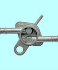 Three Sixteenth Inch Inline Fuel Shut Off Valve With Clamps for ATVs, Go Karts, Scooters, Dirt Bikes, fits 50cc-150cc engines