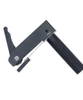 Three Gear Adjustable Bench Dogs Clamp Heavy-Duty Pro Grade For Woodworking Quick Clip 20mm hardware seen from side angle