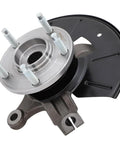 Front Steering Knuckle And Wheel Bearing Hub Assembly Driver Side For Ford Escape 2005-2012, Mazda Tribute 2005-2006 And 2008-2011, Mercury Mariner 2005-2011 OE Grade Replacement, Heavy Duty, Easy Install, Ready to Roll, Fitment Verified