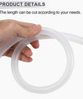 Silicone Vacuum Hose For Cars High Temperature Clear Tubing 3.3 Ft Long 3/8 Inch Inner Diameter 10mm 2.5mm Wall Thickness Auto Vacuum Line