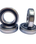 R20-2RS 1-1/4X2-1/4X1/2 Ball Bearing Chrome Steel Double Sealed C3 in multiple angles for industrial machinery applications.