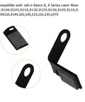 Close-up of 2 Pack Brake Pad Kit With Retainer And Torsion Spring For John Deere 42 Inch Deck L D X Series Tractors And Lawn Mowers