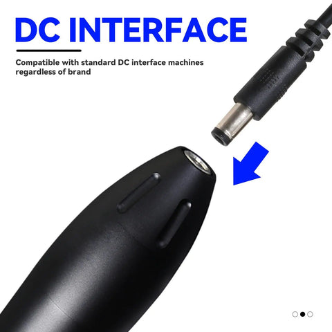 Universal DC Power Cord For Tattoo Machines With Pen Rotary Systems, Easy Fit No Fuss Compatibility Across Brands Like Dragonhawk