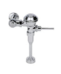 Exposed Aquaflush Manual Diaphragm Flush Valve With 3.5 GPF Sweat Solder Kit Cast Chrome Wall Flange ADA Compliant Handle