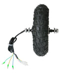 No Sweat 10 Inch 48V 350W Brushless Hub Motor Wheel Packed With Rugged Off Road Tire Pre Assembled Disc Brake for Electric Scooters