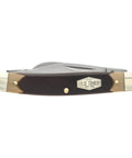 Solid As A Rock Pocket Folder With 2 Inch Clip Point Blade Crafted From High Carbon Stainless Steel And Rough Cut Sawcut Grip, closed view.