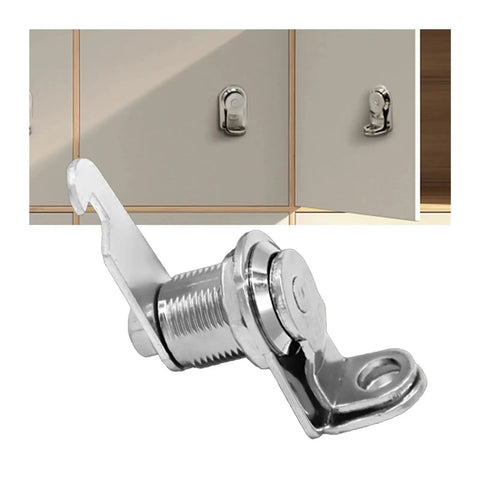 Durable Cabinet Cam Lock With Padlock Compatibility For Lockers And File Cabinets Zinc Alloy Construction Built Tough