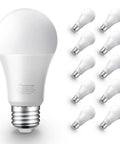 10W LED Light Bulbs 60W Equivalent A19 E26 Dimmable 800 Lumens Daylight White 5000K Energy Star UL Listed pack of 10