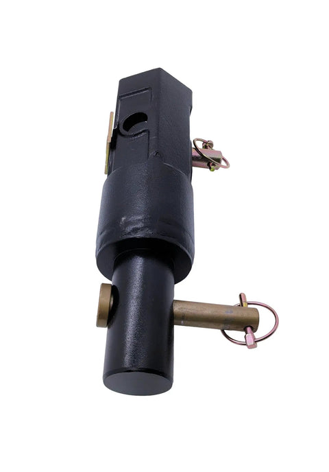 Beefed Up Heavy Duty Auger Adapter 2 Inch Female Hex to 2 Inch Male Round Shaft, 35CrMo Alloy Steel, side view