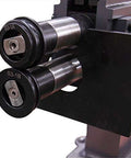 Close-up of rollers on TB-12 Bead Bender Beading Machine 8 Inch Rotary Forming Tool For 18 Gauge Metal Up To 0.048 Inch Thickness