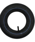 Replacement Inner Tube For 3.50/4.00-6 Inch Tires With TR13 Straight Valve visible from front view, showing valve position.