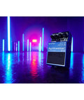 SY-1 Guitar and Bass Synth Pedal With Polyphonic Synth Engine, Hold Function pictured on a stage with blue neon lights