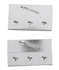 Frameless Shower Door Top Roller Bracket With Three Quarter Inch Bearing Roller Aluminum Frame For Quarter Inch Glass Panels Chrome Plated Finish Delivers A Smooth Sliding Motion And Easy Adjustments For Tough As Nails Shower Enclosures. chrome shower door bracket set