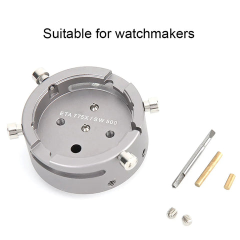 Metal Watch Movement Holder For 7750 Movement Repairing And Maintenance Durable Precise Tool