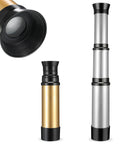 Two Piece Pirate Telescope Spyglass Toy Set For Kids Kid Friendly Vintage Mini Pirate Binoculars In Silver And Gold Perfect For Party Favors Halloween Decor Imaginative Play And Gift Bags, ABS