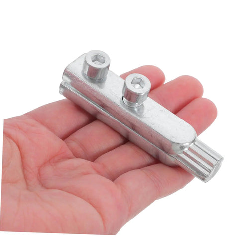 2pcs Broken Valve Screw Extractor Kit For Damaged Bolts And Stripped Screws Easy Pipe Thread Remover Tool Set To Hit The Spot And Fix Messy Pipes Fast, silver metal tool in hand