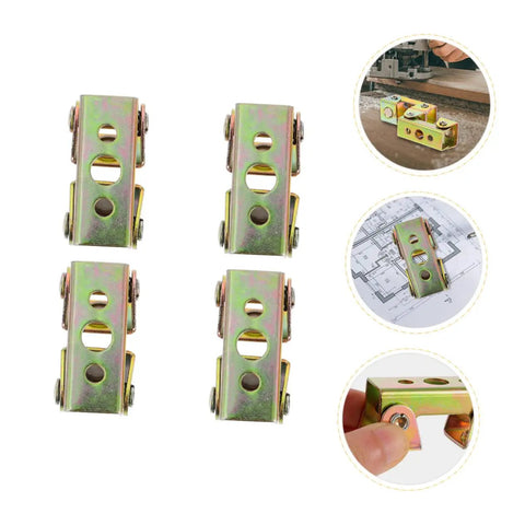 Magnetic V Type Welding Clamp Set 4 Piece Magnetic Fixture for Easy Precise Welds, showing four V-shaped metal clamps