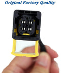 Close-up of Level Sensor Conversion Jumper Harness Adaptor Cable for 2010 to Current Volvo and Mack Trucks, original factory quality.