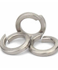 Lock Washers Set Built Tough For Heavy Duty Anti Loosening Assorted Sizes M2 Through M24 GB93 TA2 Metal Construction displayed