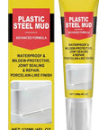 No Sweat Quick Dry Heavy Duty Ceramic Sealant For Bathroom Kitchen Window Door Repair Fast Curing Waterproof Filler Easy Apply sleek yellow tube design.
