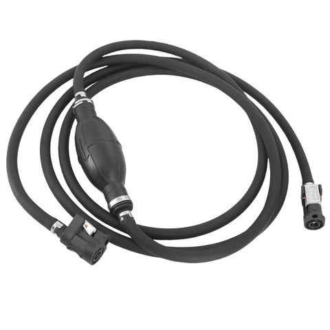 Five Sixteenth Inch Six And A Half Foot Fuel Line With Primer Bulb And Connectors For Yamaha Marine Outboard Engines And Fuel Tanks Ethanol Ready Low Permeation Rubber Hose Durable And Flexible