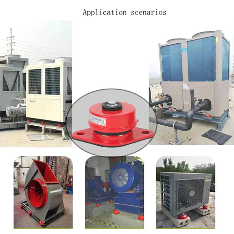 Solid As A Rock Heavy Duty Spring Floor Mount Vibration Isolator For Industrial Machinery And Commercial Equipment Featuring Rugged Shock Absorption And Zero Nonsense Durability in various equipment applications.
