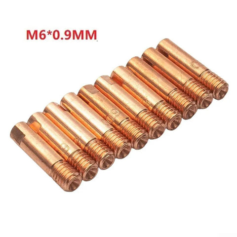 MIG MAG Welding Torch Consumables Kit 14 Piece 14AK Compatible Gas Nozzle Contact Tips Nozzle Holder Pro Grade Copper