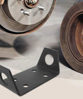 Beefy Trailer Hitch Winch Mounting Plates 2 Pack for Off Road ATV and Truck next to vehicle brake system