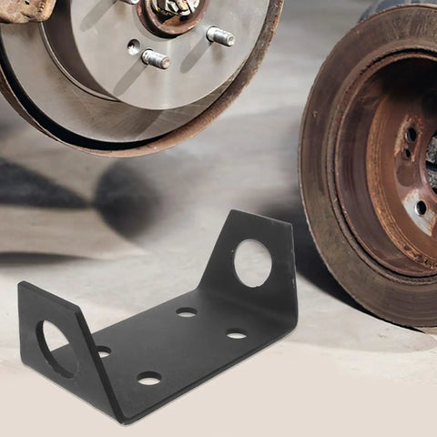 Beefy Trailer Hitch Winch Mounting Plates 2 Pack for Off Road ATV and Truck next to vehicle brake system