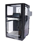 Heavy Duty Transparent Polycarbonate Enclosure For AD5X 3D Printer showcasing clear panels and front view design for noise reduction.