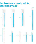Foam Tip Cleaning Swab Kit With 9 Types And 33 Pcs For Cameras Lenses Optical Instruments Electronics Inkjet Print Heads And Car Detailing Lint Free Residue Free Cleaning For Hard To Reach Corners, 9 swab shapes