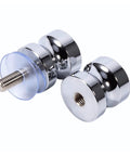 Heavy Duty Aluminum Door Handle For Glass Doors And Cabinets, 1.1 Inch Diameter, Silent Hydraulic Soft Close Buffer, side view