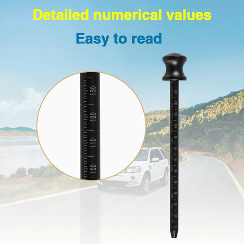 Transmission Dipstick Replacement For 6F24 Automatic Transmissions 10323A 10323B with detailed numerical markers against scenic road.