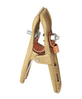 Premium 500 Amp Brass Welding Ground Clamp With A-Shape Grip and Reliability for Auto Shops and Oil Rig Jobs Ensures Top Conductivity Plus Rust Resistance.