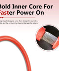 Straight Shot EC5 Replacement Cable For Portable Jump Starters, showcasing bold inner core design for enhanced conductivity.