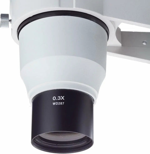 0.3x Barlow Lens For ZM Series Stereo Microscope Heads 48mm Mounting Diameter Boosts Your Viewing Range And Working Distance With Easy Mounting And Clear Optics For Precise Observations, close-up