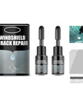Two Pack Windshield Crack Repair Kit With Premium Nano Repair Fluid For Auto Glass And Windshield Quick Fix DIY Car Glass Repair Tools