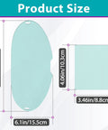 Large Viewing Screen Replacement Lens Set For LYG Q800D Welding Helmet, showing dimensions of 13.39x6.10 outer and 4.06x3.46 inner lenses