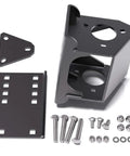 Universal Trailer Tongue Jack Relocation Kit with Bolt On Bracket for 3 Bolt and A Frame Jacks No Weld Install