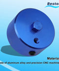 GM Gen IV And Gen V V8 Oil Pressure Gauge Adapter For Diagnostic Oil System Replaces EN 47971 Blue CNC-machined aluminum