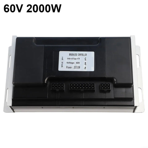 Heavy Duty 60V Brushless Motor Controller For Electric Scooters And Ebikes 3000W Power Upgrade Replacement Control Board, black casing, top view
