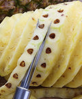 Pineapple Eye Remover And Core Cutter Tool V Shaped Stainless Steel Kitchen Gadget removing eyes from pineapple slices