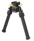 Quick Release Rifle Bipod With 360 Degree Swivel And Tilt Head, Adjustable 7.5 To 10.6 Inch Height, Picatinny Rail Compatible