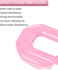 Hood Latch Lock Bracket Covers Pink 2 Pack For 2018 2019 2020 2021 2022 2023 2024 Wrangler JL JLU Unlimited Sport Sahara Rubicon