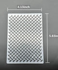 Flat Out Dope 3D Plastic Embossing Folder Template With Absolutely Stunning Industrial Wind Texture For A6 Card Making, 4.13x5.83 inches