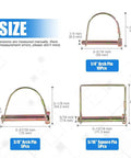 Built Tough Heavy Duty PTO Pin Assortment Kit for Farm Trailers and Wagons, diagram of 20 pcs zinc plated steel pins in various sizes.