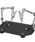 Third Hand Soldering Station With Dual Clips Jewelry Welding Fixture Table Clamp for precision craft projects.