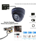 5MP Bullet WiFi IP Security Camera With Motion Alert And Remote Access For Foolproof Home Surveillance Featuring Built In Mic Two Way Audio and Micro SD card slot.