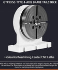 Beat Down Tough 170mm Lathe Disc Brake Tailstock with disc-type design for CNC lathe precision machining.